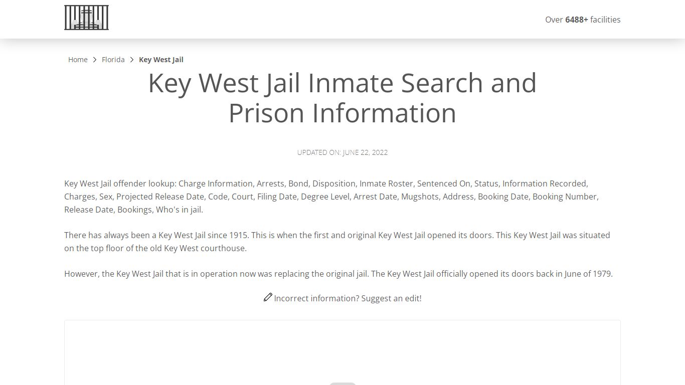 Key West Jail Inmate Search, Visitation, Phone no ...